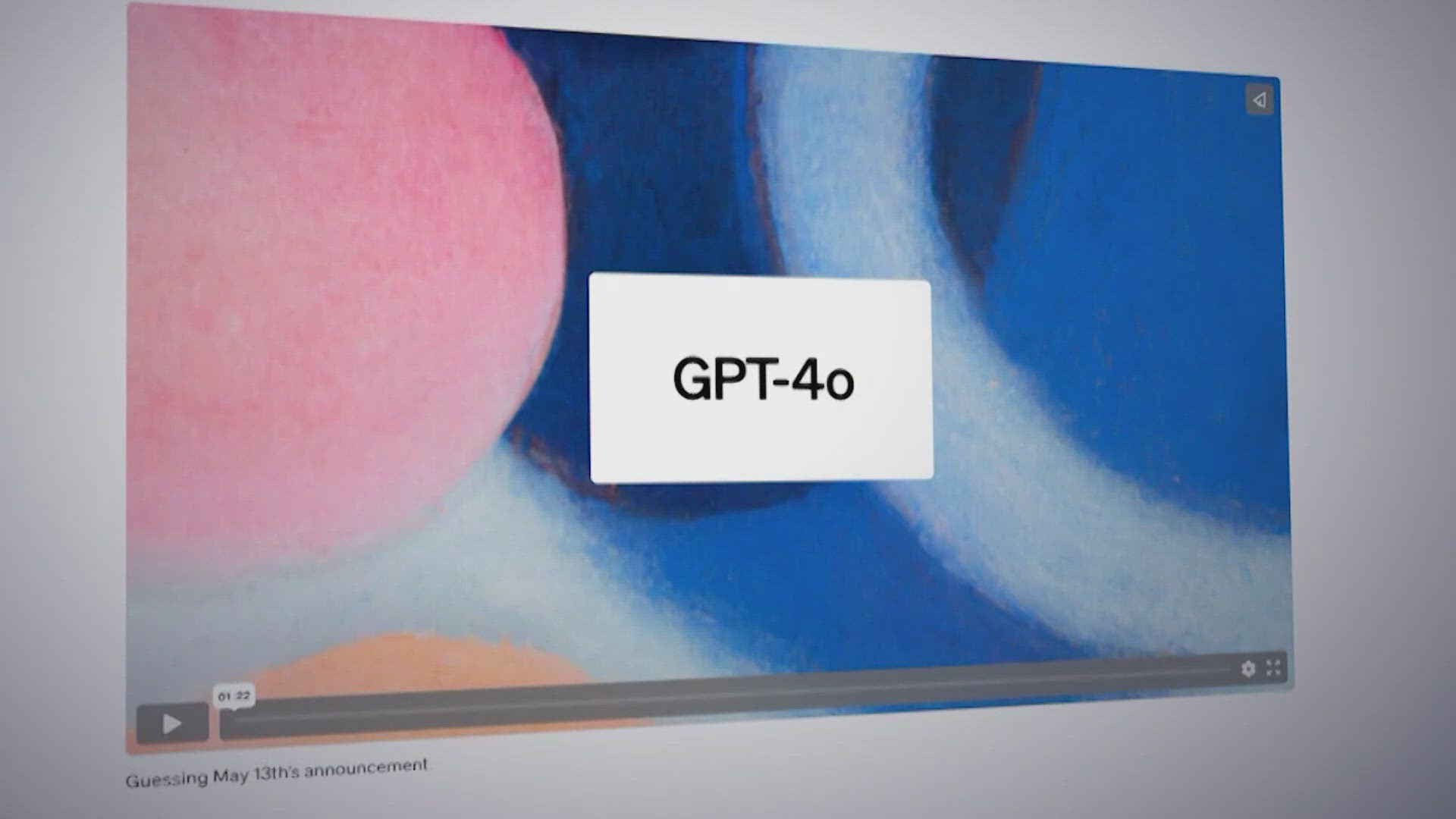 The new model, called GPT-4o, is an update from the company’s previous GPT-4 model, which launched just over a year ago.
