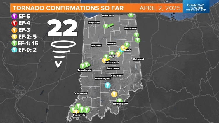 A year's worth of tornadoes in hours in Indiana | wthr.com