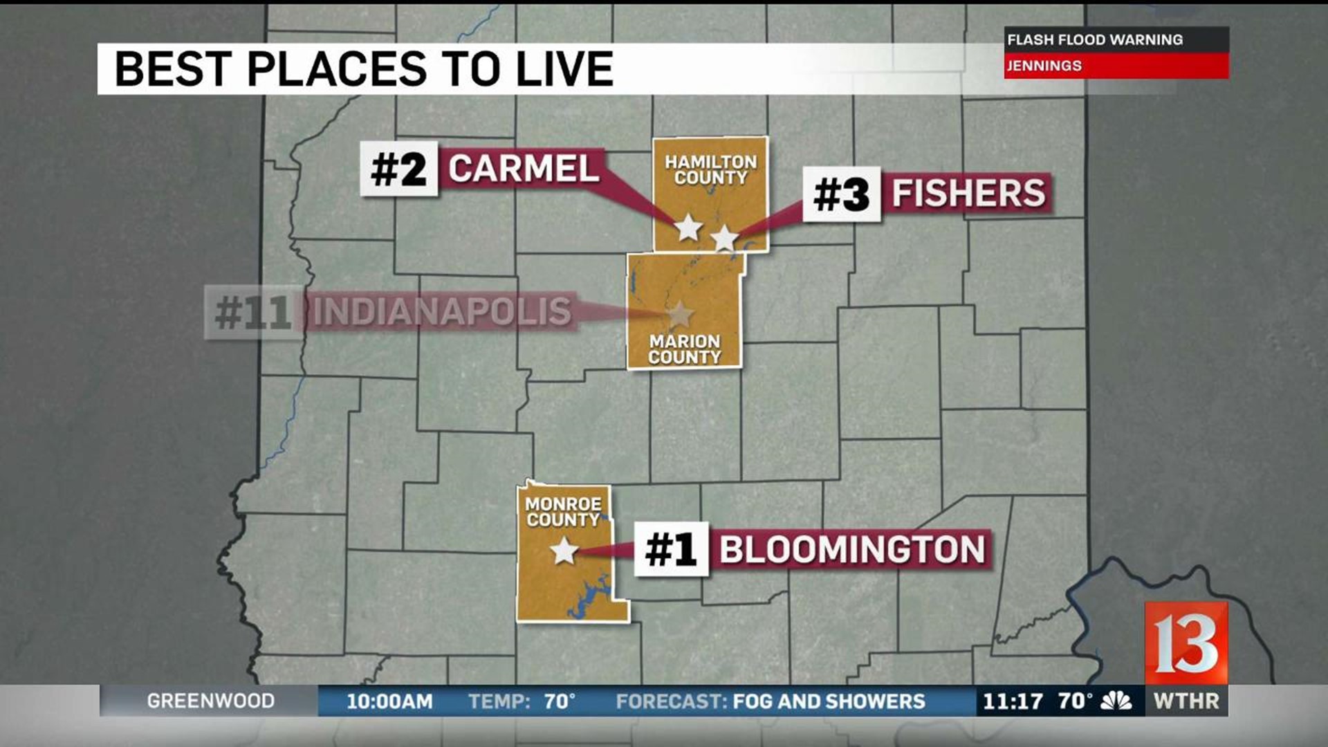 Best places to live in Indiana