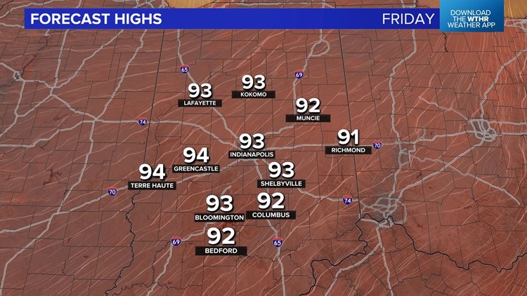 'Dry heat' next couple of days with highs in the 90s and low Muggy Meter | June 1, 2023