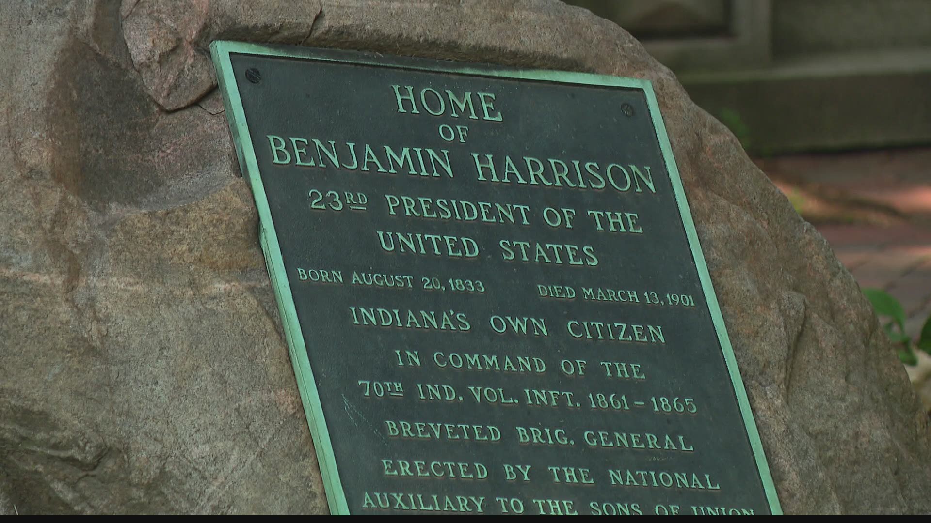 On Sunday, people experienced the Fourth of July just as President Benjamin Harrison did at his very own home in Indianapolis.