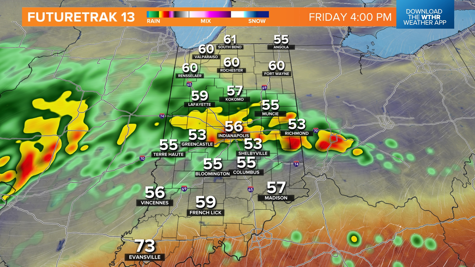 Heavy rain, flash flooding and potential of severe weather | wthr.com