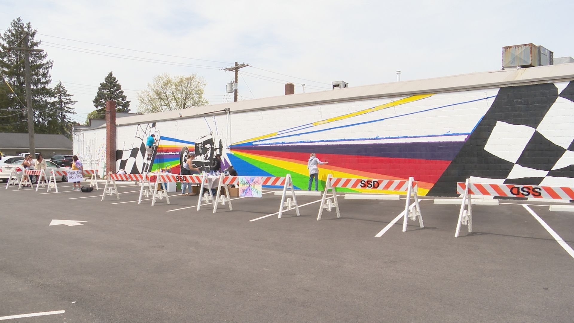 You can become a part of Speedway history by helping paint a mural on Main Street.