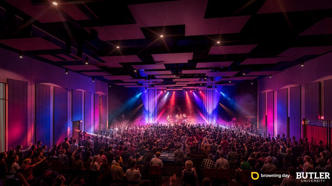 Butler University breaks ground on 1,400-capacity entertainment venue