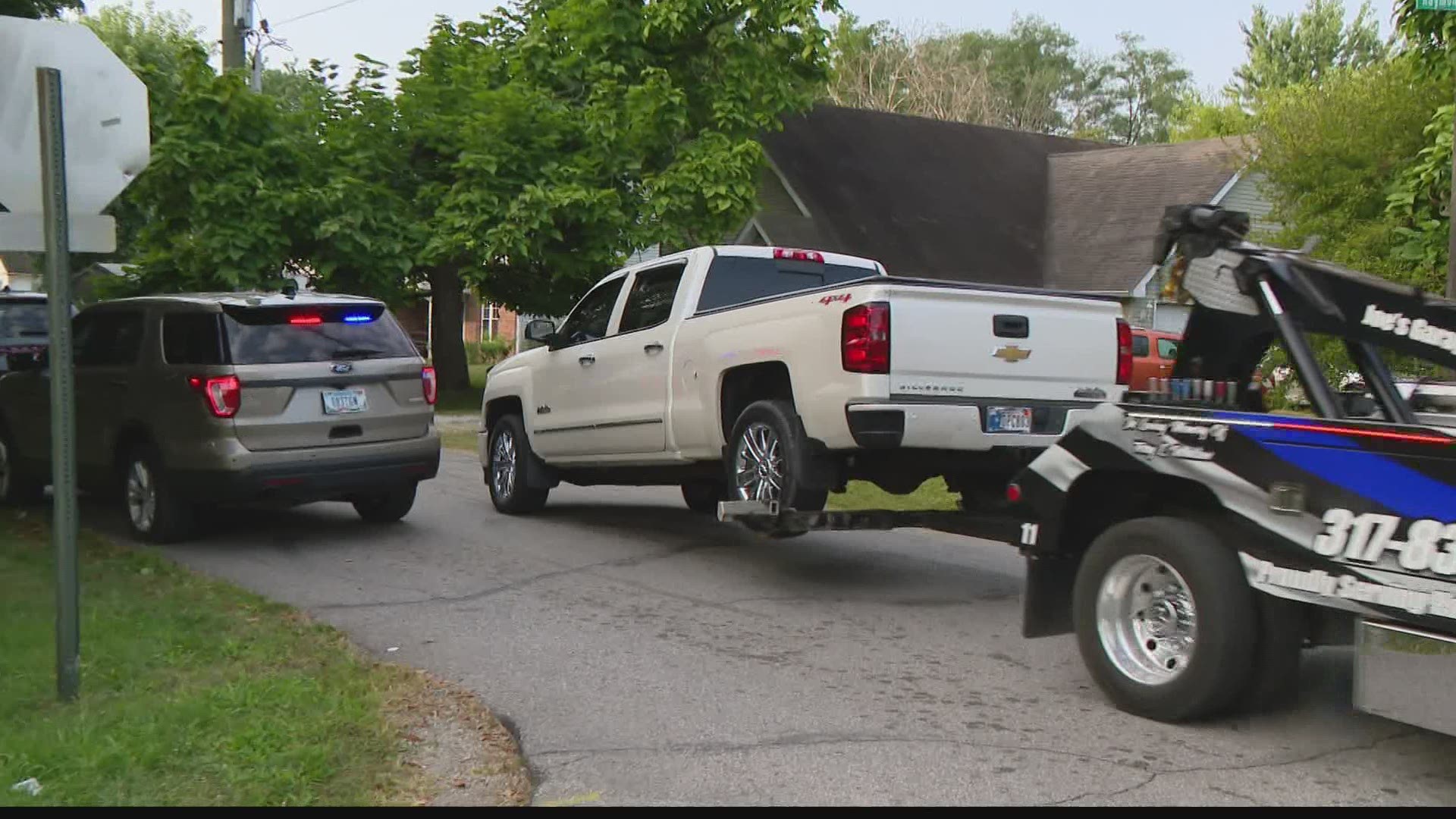 The truck was stolen from a Plainfield convenience store.