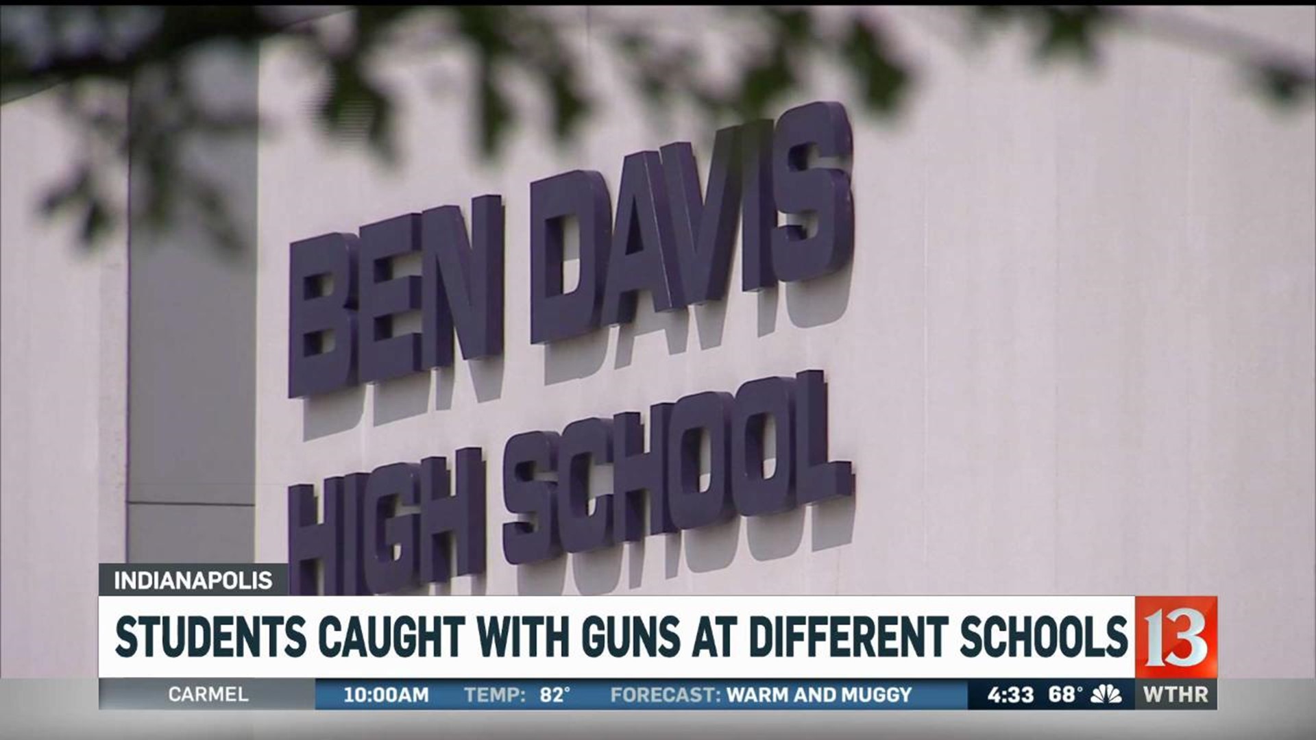 Guns at school - Ben Davis and North Central
