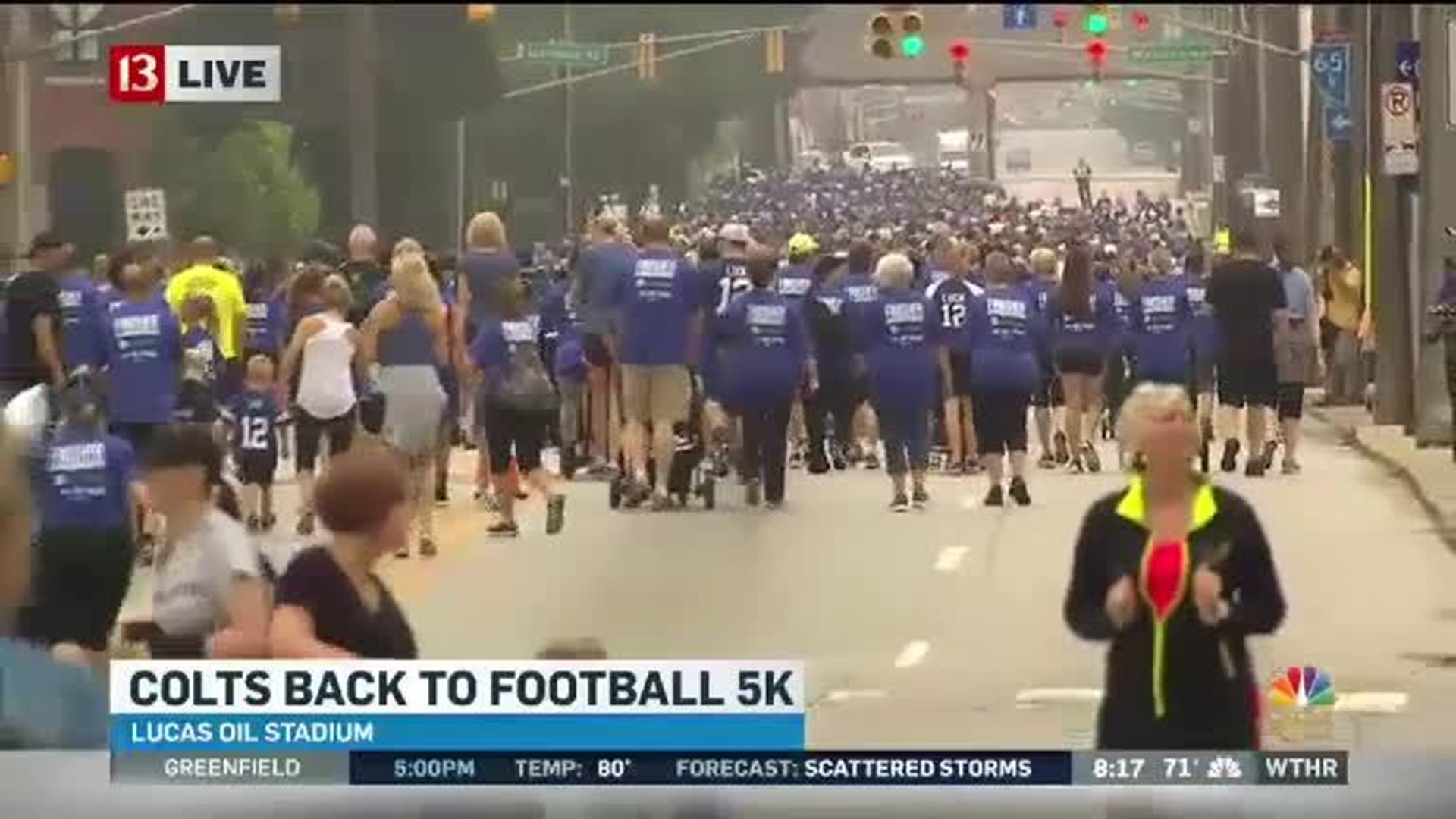 Back to Football Colts 5K in Indianapolis at Lucas Oil Stadium