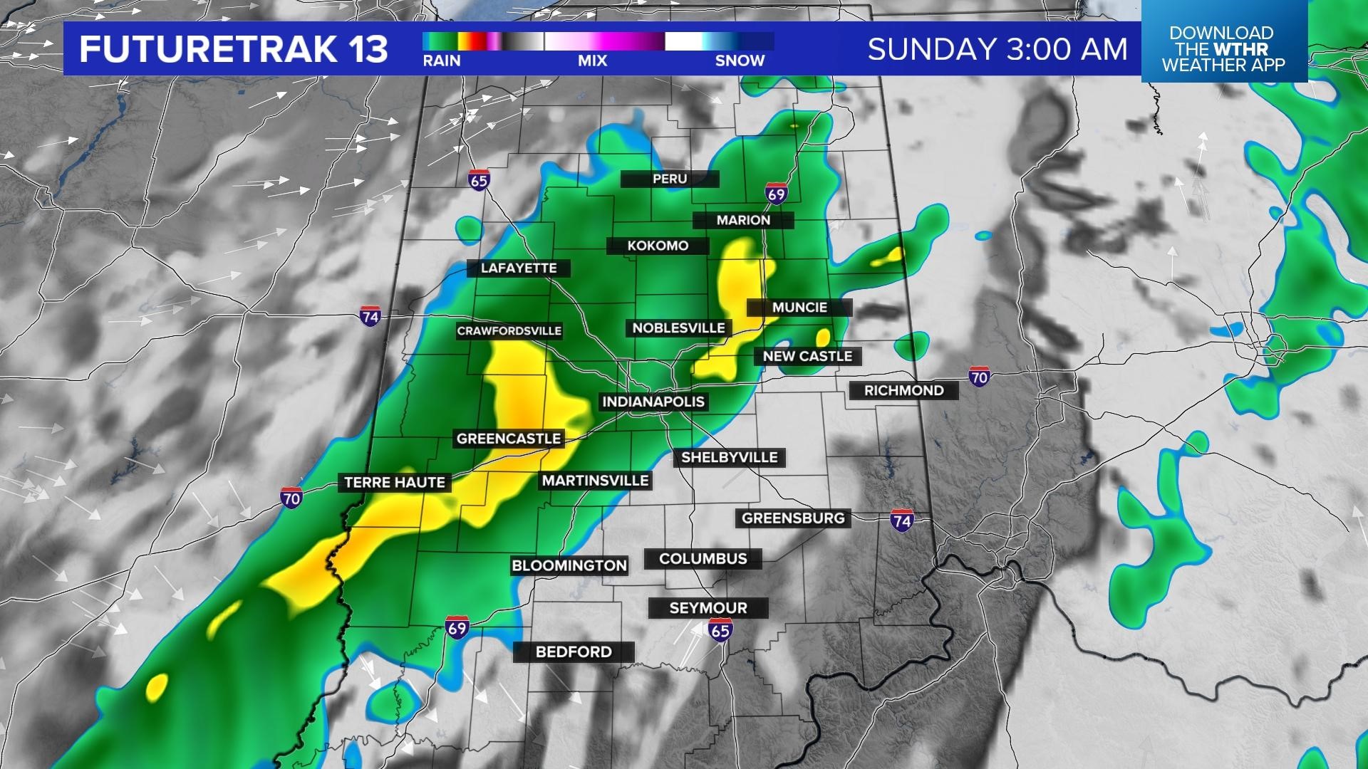 Sunday will be wet and cool | April 29, 2023 | wthr.com