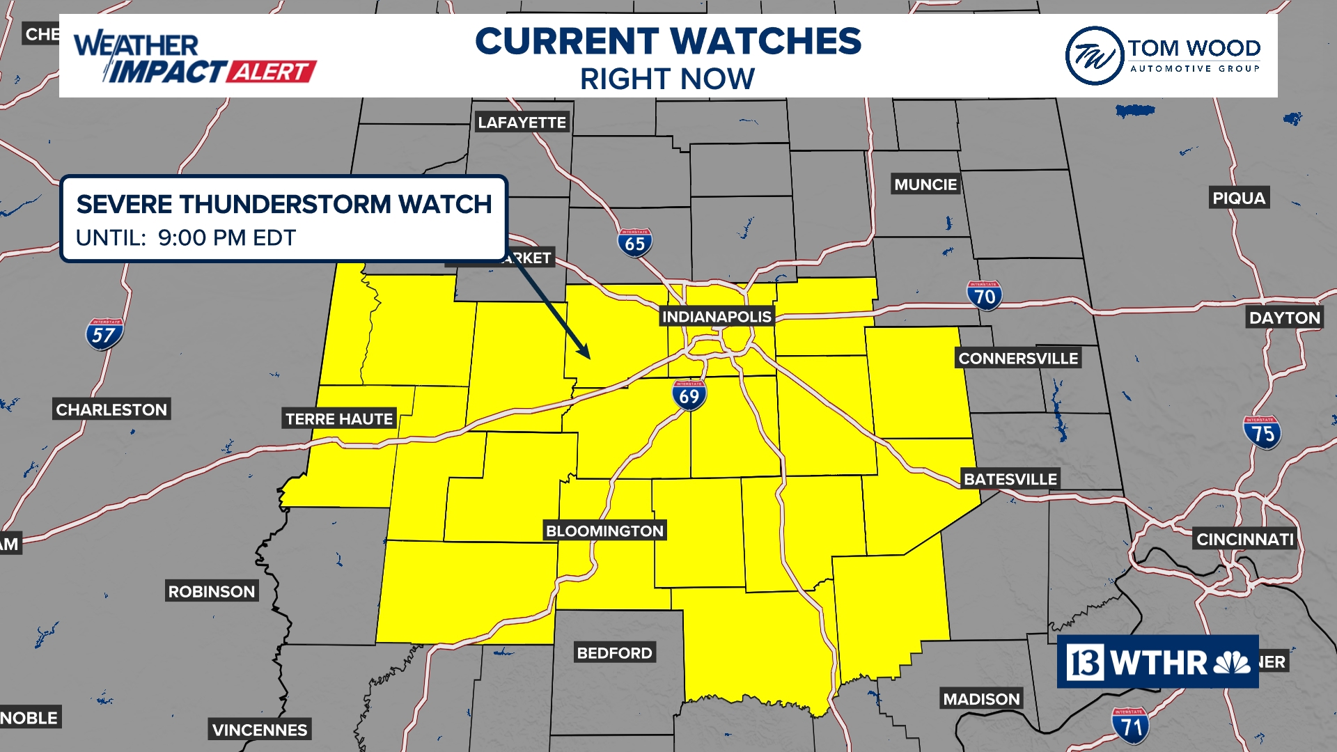 Sunday evening storms in central Indiana, but dry day expected Tuesday | 13Weather Blog