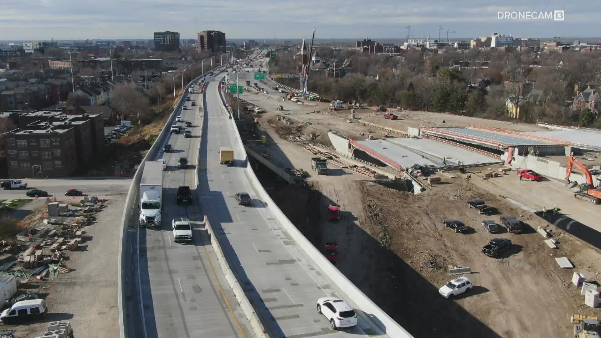 INDOT announced plans to open I-70 east through downtown this weekend, marking a major milestone in the massive construction project.