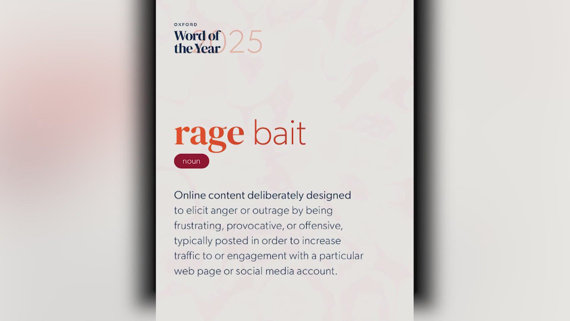 'Rage bait' is Oxford’s 2025 Word of the Year | weareiowa.com