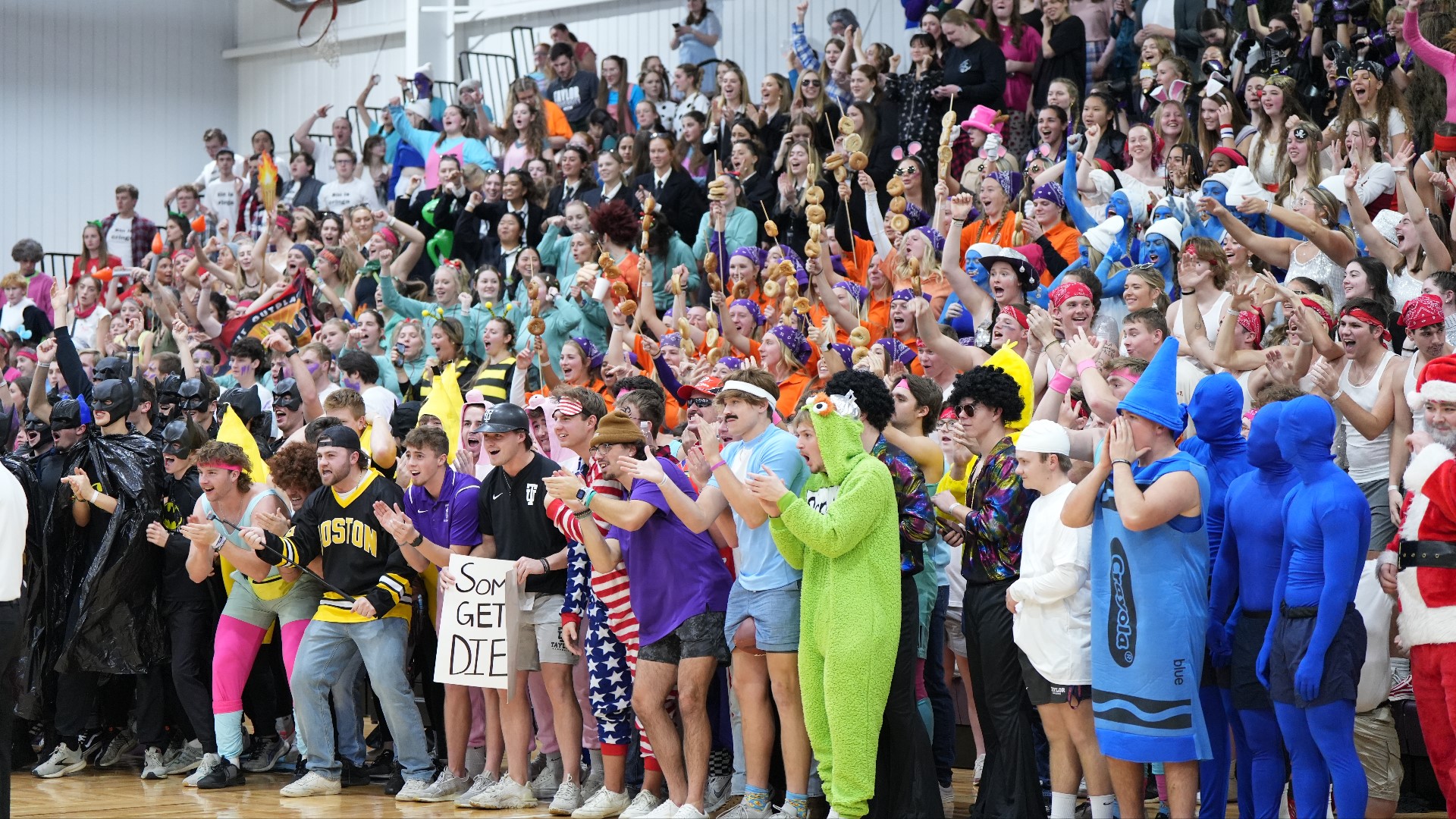 Taylor University's "Silent Night Game"