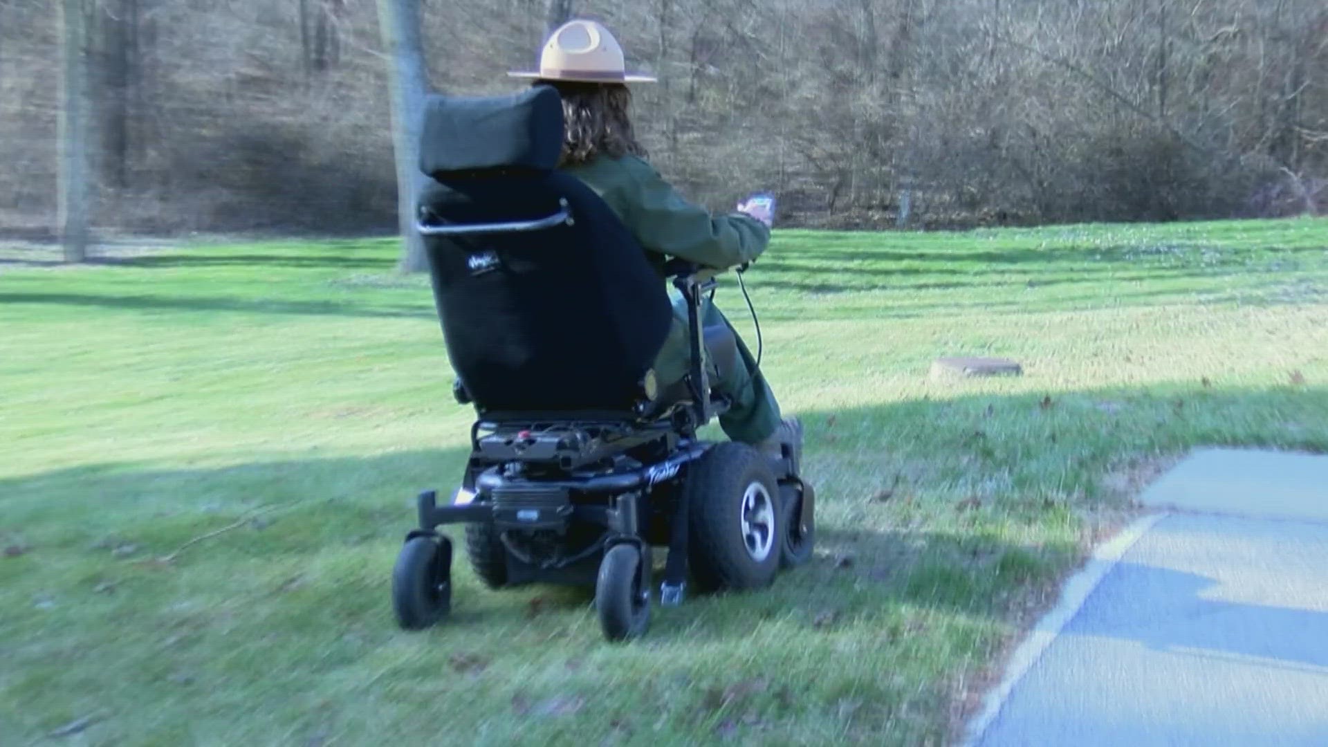 The grants are paying for all-terrain wheelchairs
