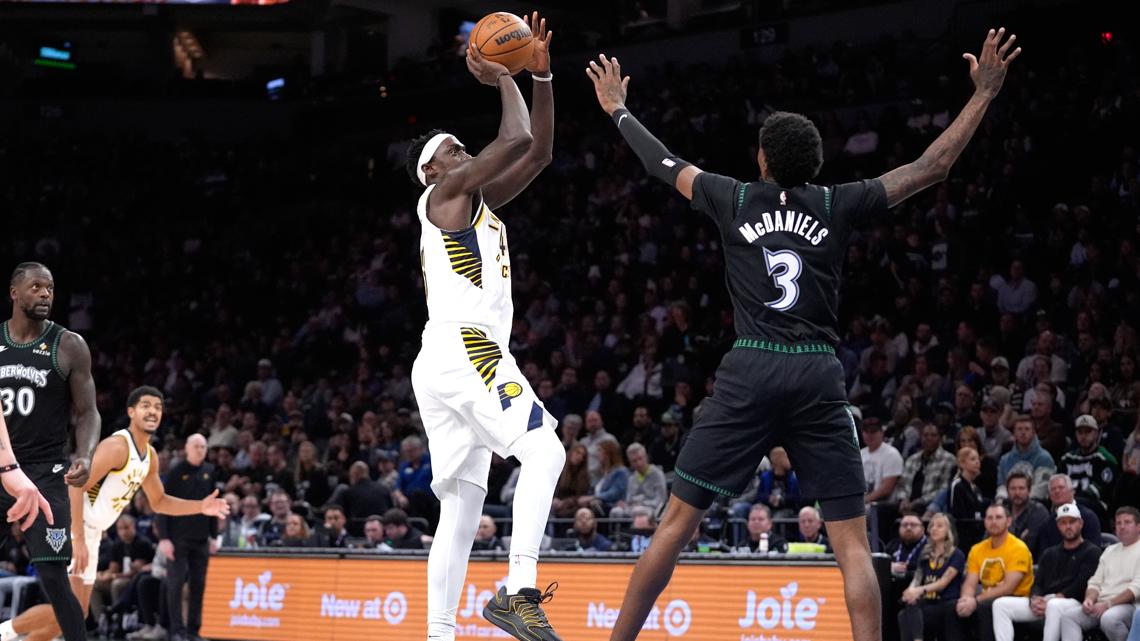 Timberwolves hang on to beat depleted Pacers 114-110, after