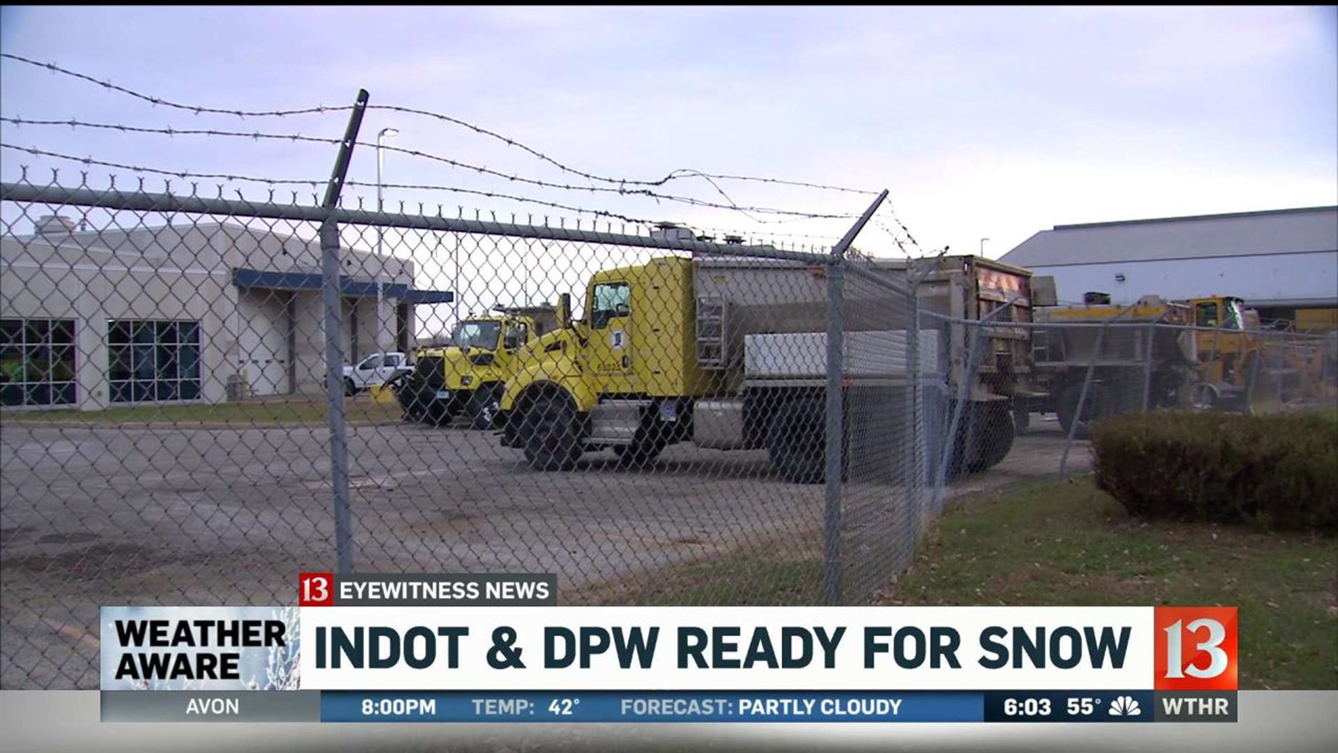 INDOT and DPW get ready for snow