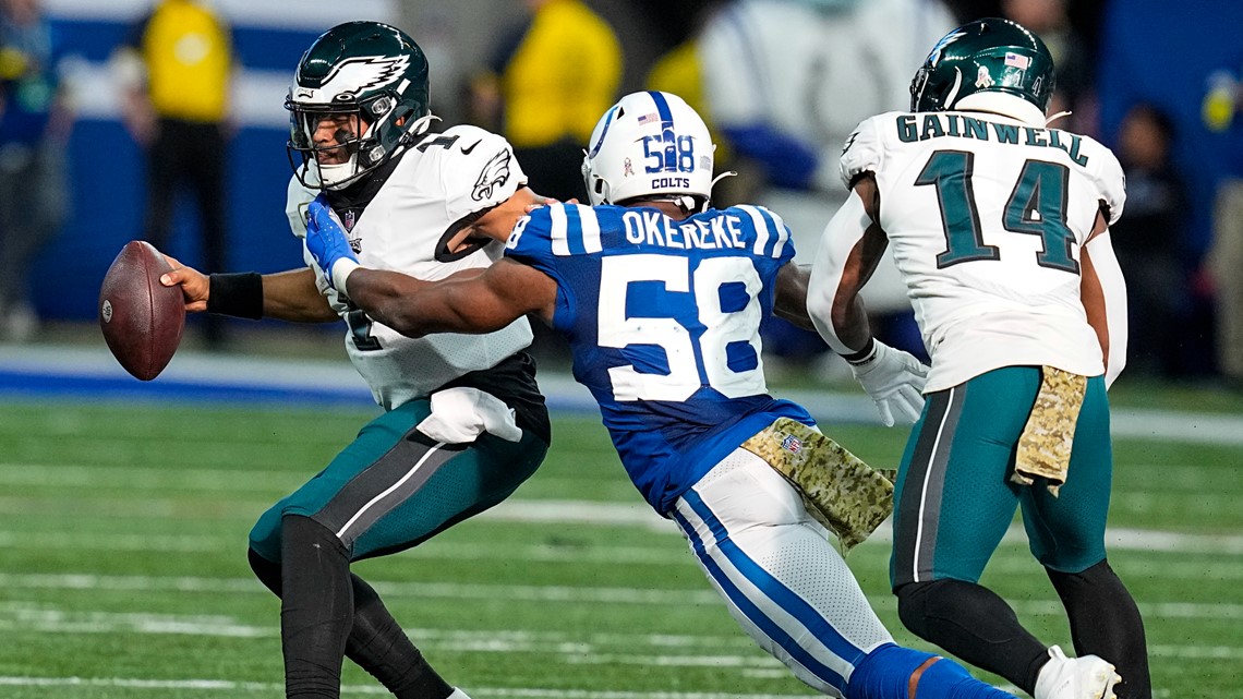 See the Eagles defeat the Colts in Indianapolis, 17-16 — NFL, Week 11