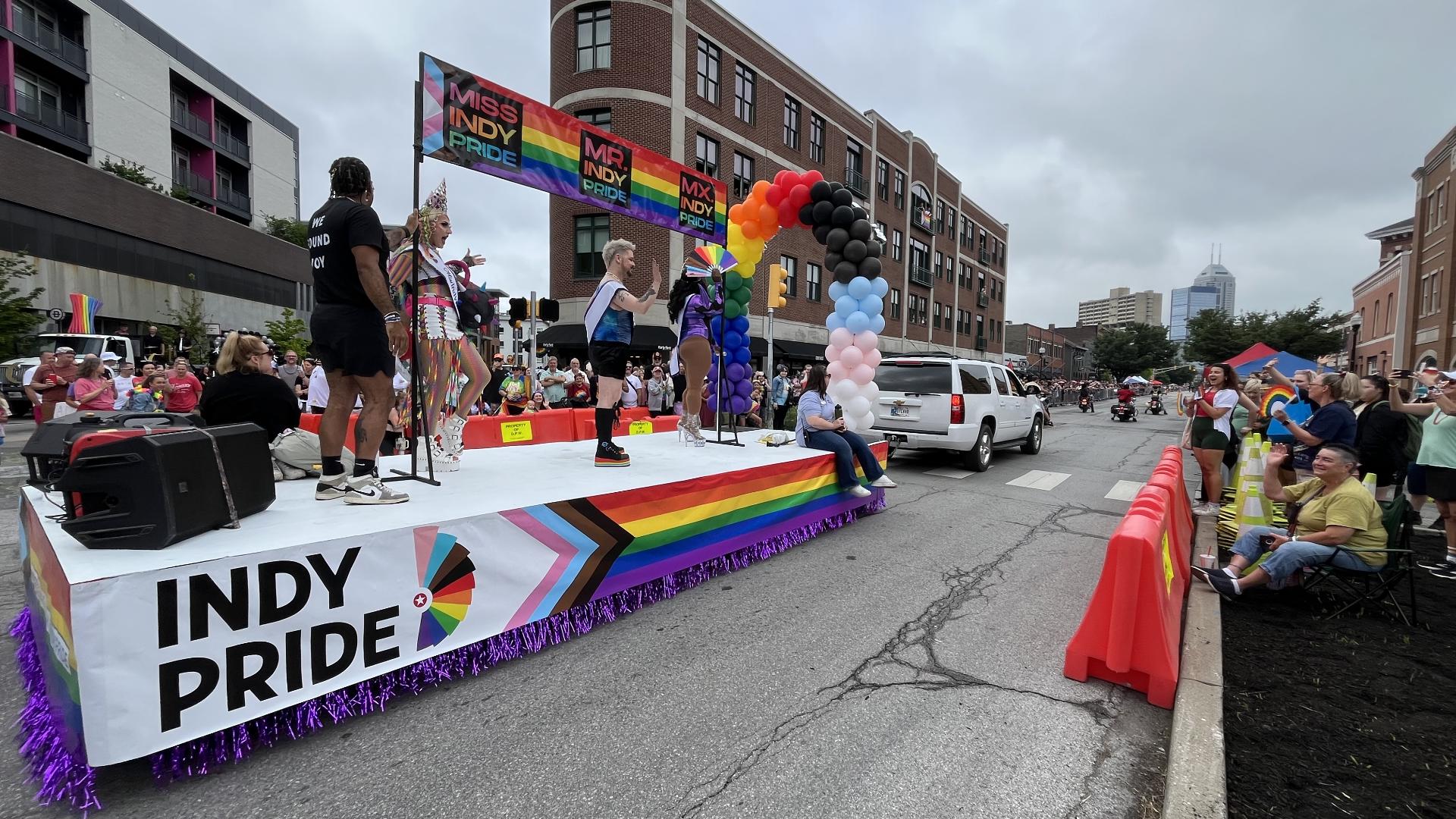 This year's parade kicks off one of the biggest weekends of Indy Pride's history as they are celebrating 30 years as an organization here in the city.
