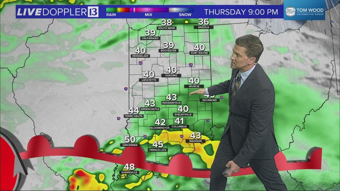 Live Doppler 13 Forecast | 4:30 p.m. update, Jan. 29, 2025 | wthr.com