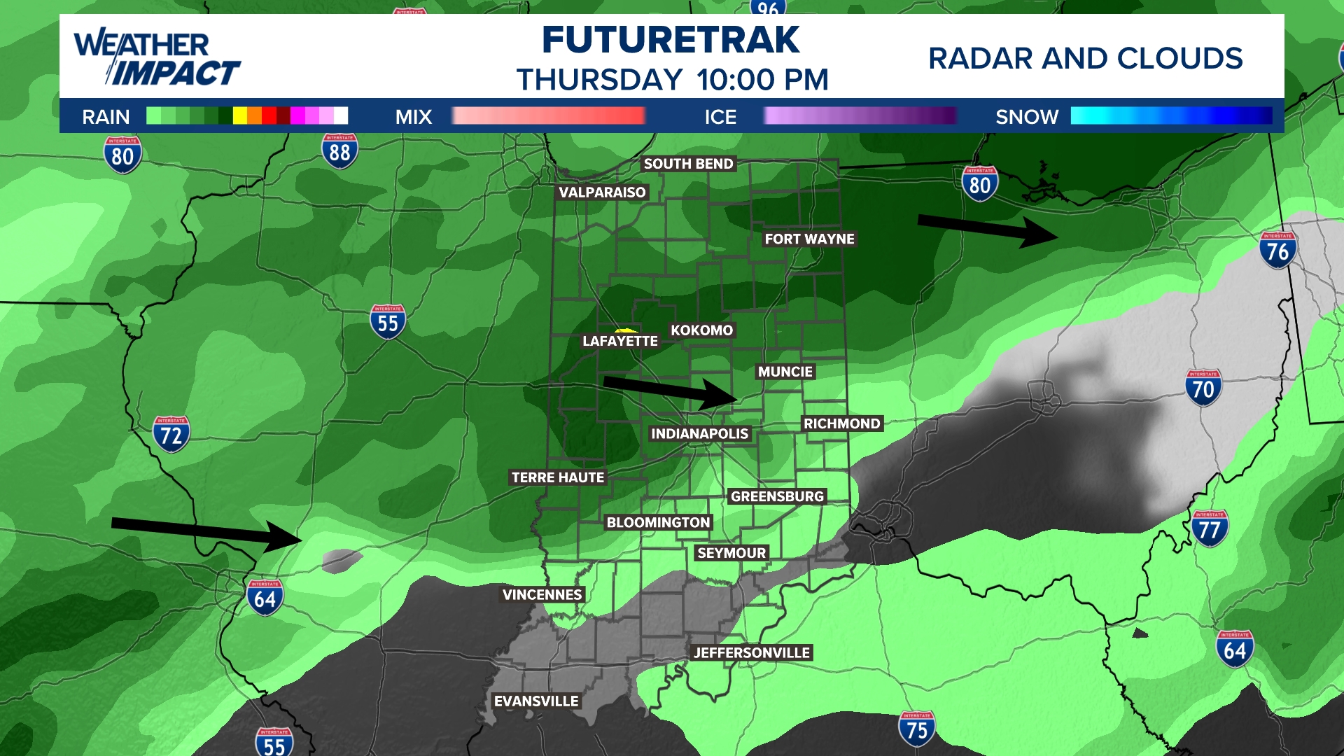 Timing rain chances this week between record heat and frost in Indiana ...