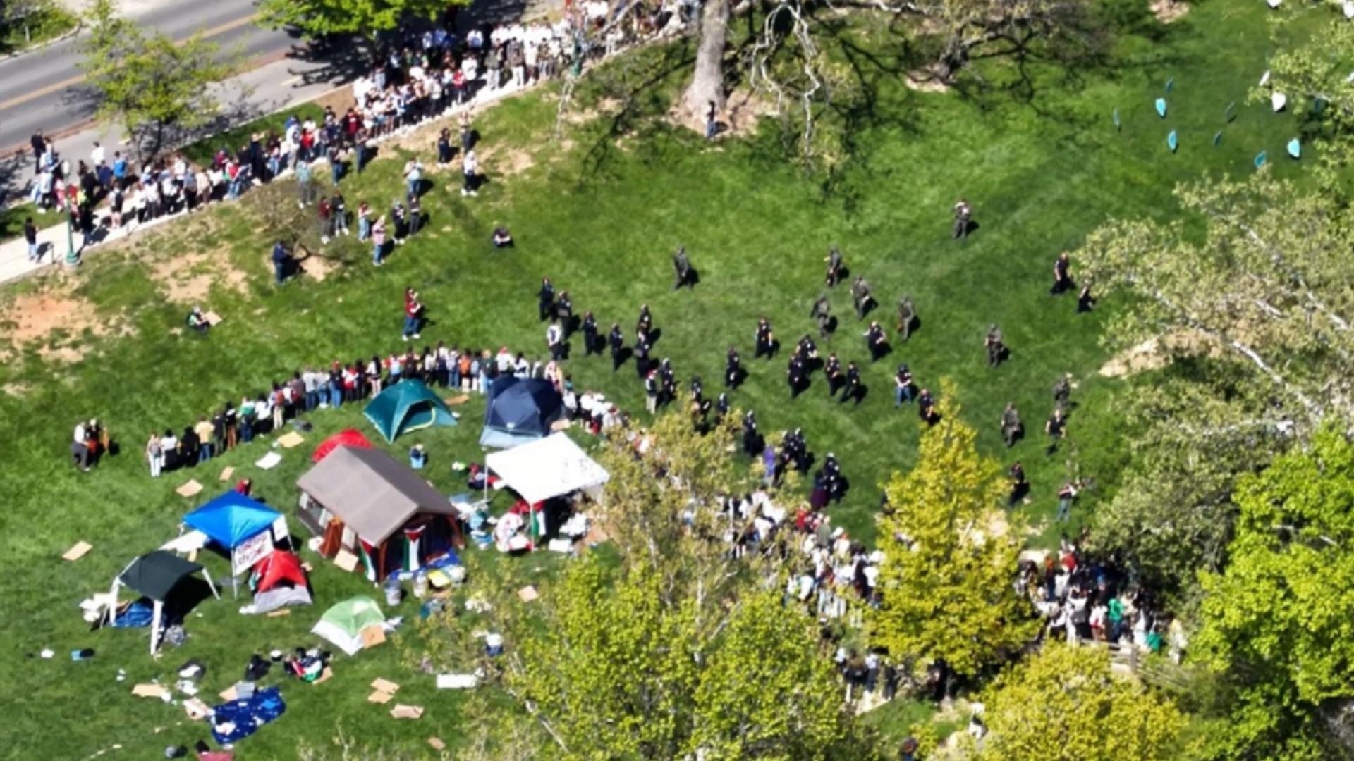 PHOTOS: Protests at Dunn Meadow on IU's campus | wthr.com