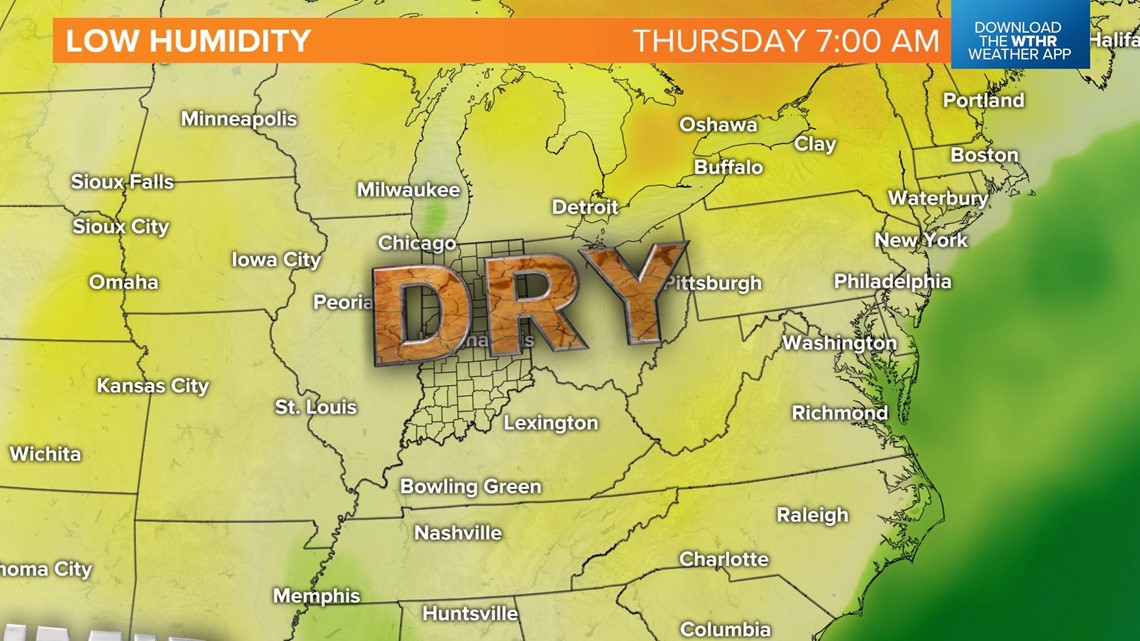 Live Doppler 13 Weather Blog: Rain-free over the next week | wthr.com