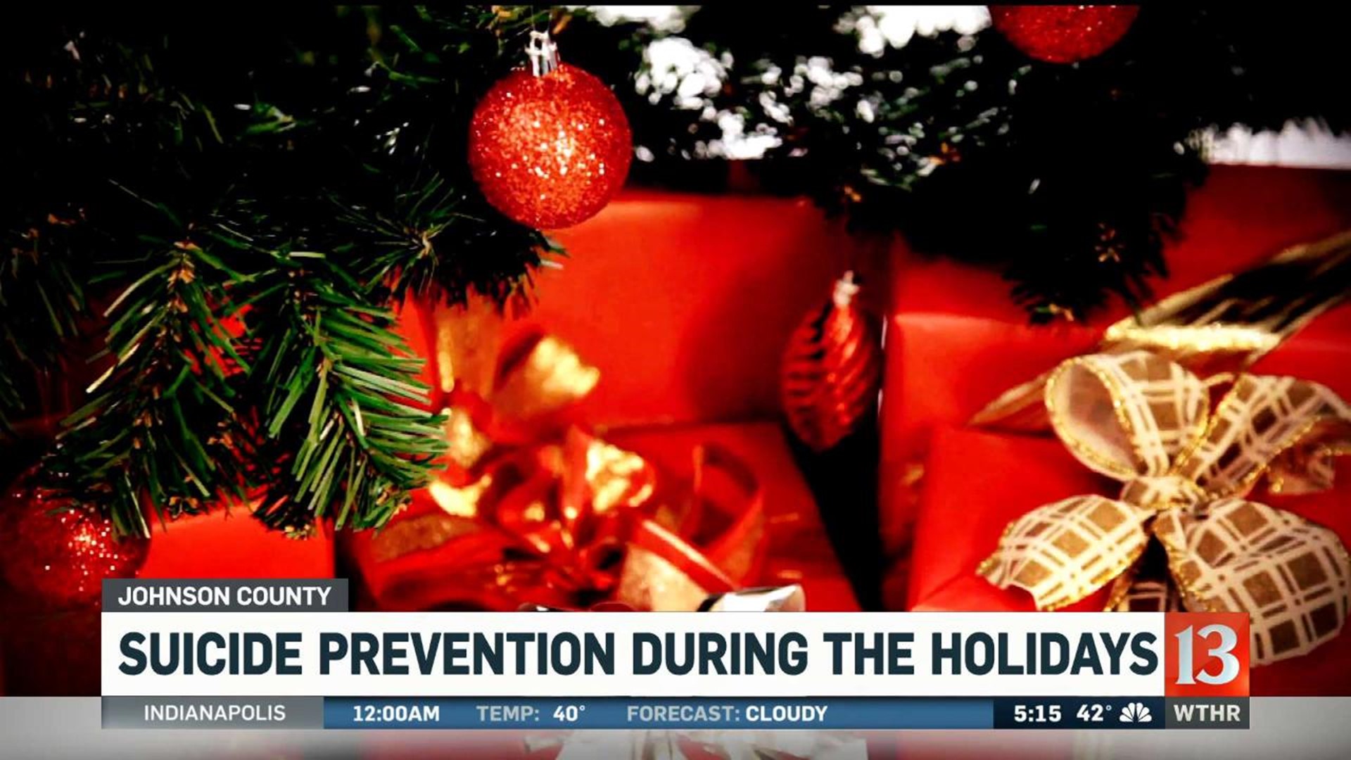 Suicide prevention during holidays