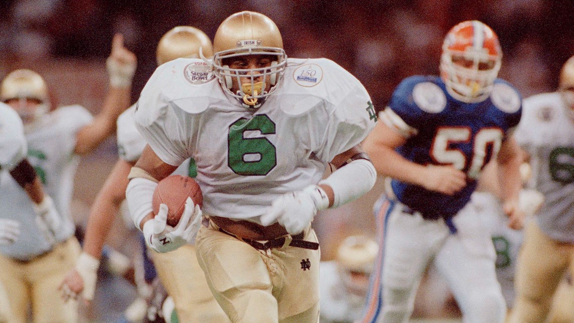 Jerome Bettis back at Notre Dame to finish degree