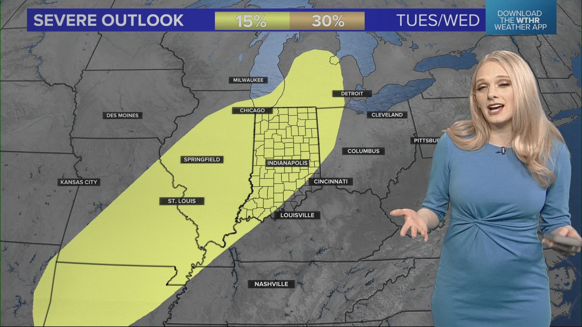 13News meteorologist Chelsea Stevens is tracking the roller coaster of temperatures in central Indiana.