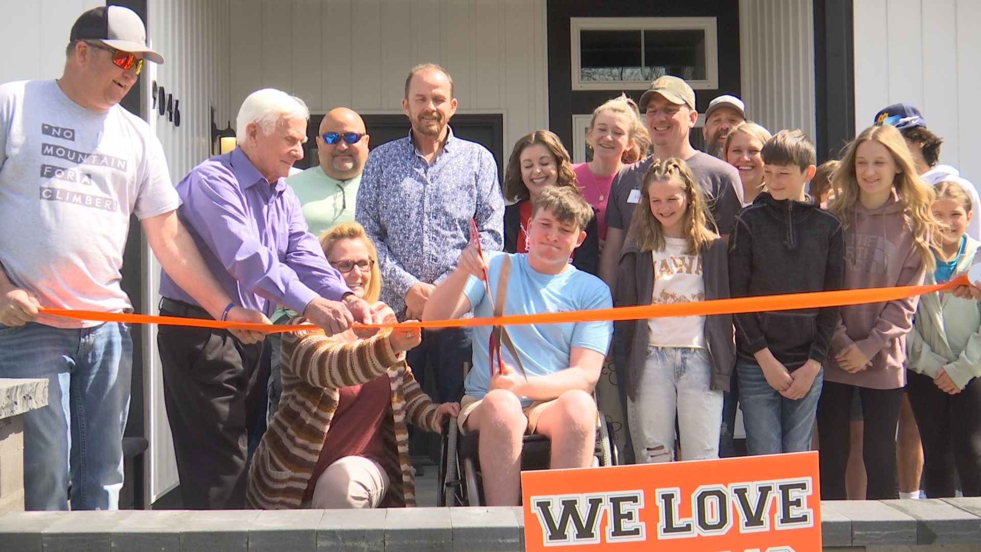 When Lucas left the hospital, it wasn't his injury that was slowing him down. It was his home. But a local company and the community made that a thing of the past.