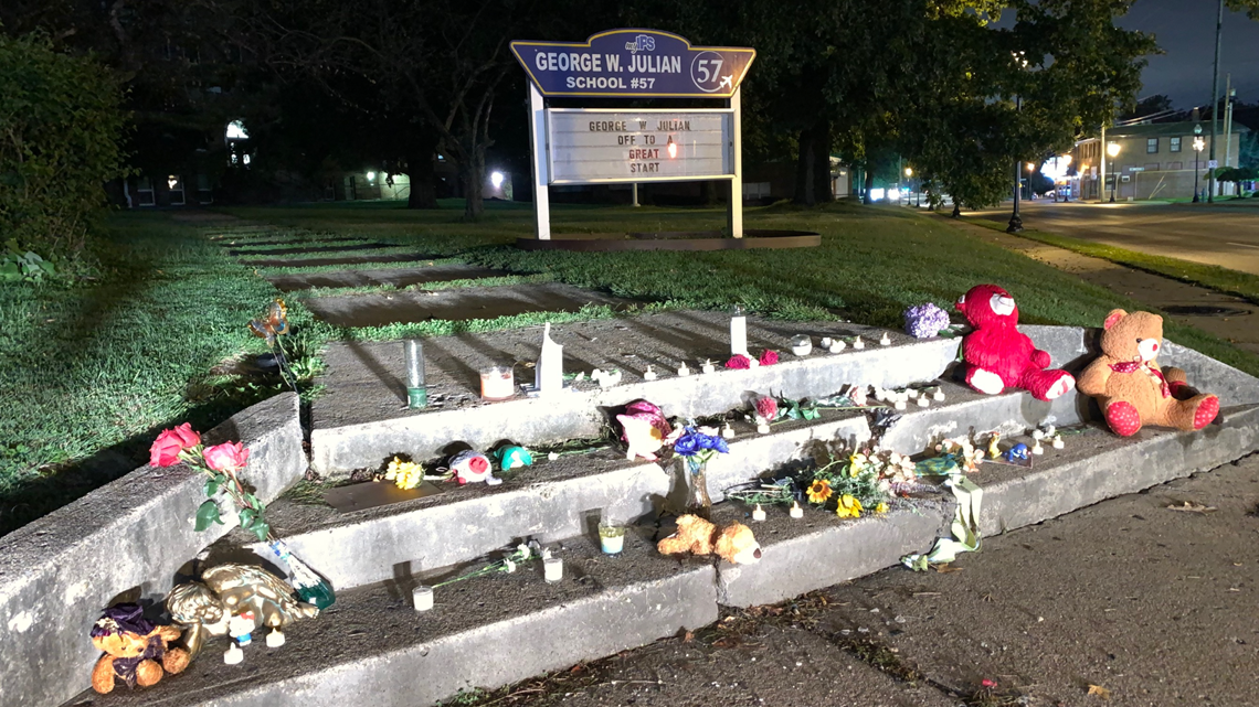 Community pays respects after deadly crash near Irvington school