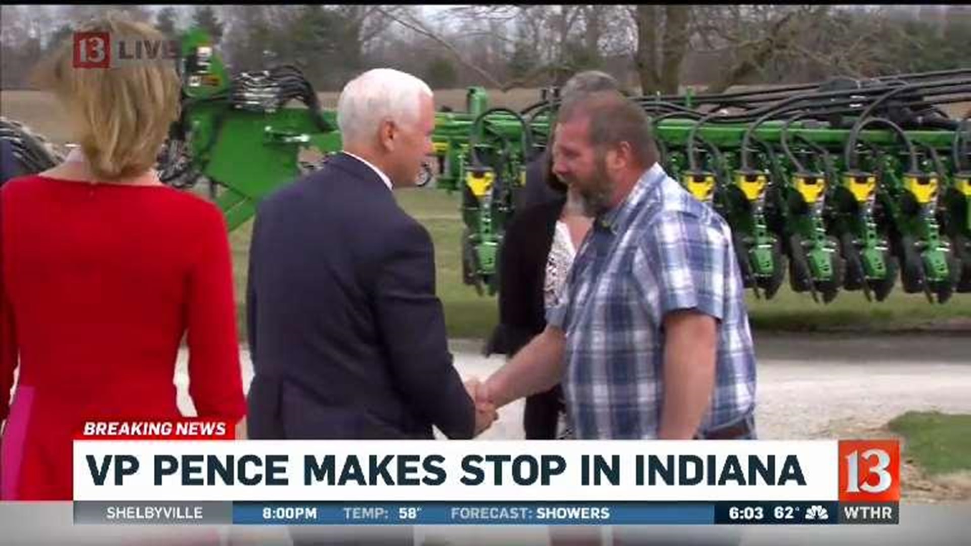 Vp Pence Speaks To Indiana Farmers About Free Trade Tariffs Wthr Com
