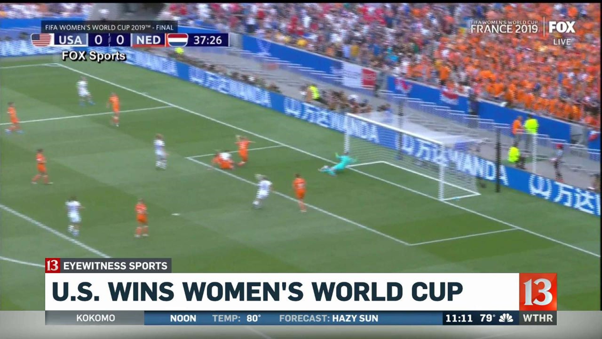 U.S. Wins Women's World Cup