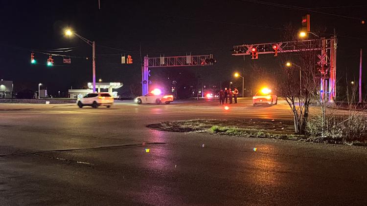 Police chase car near Indianapolis International Airport