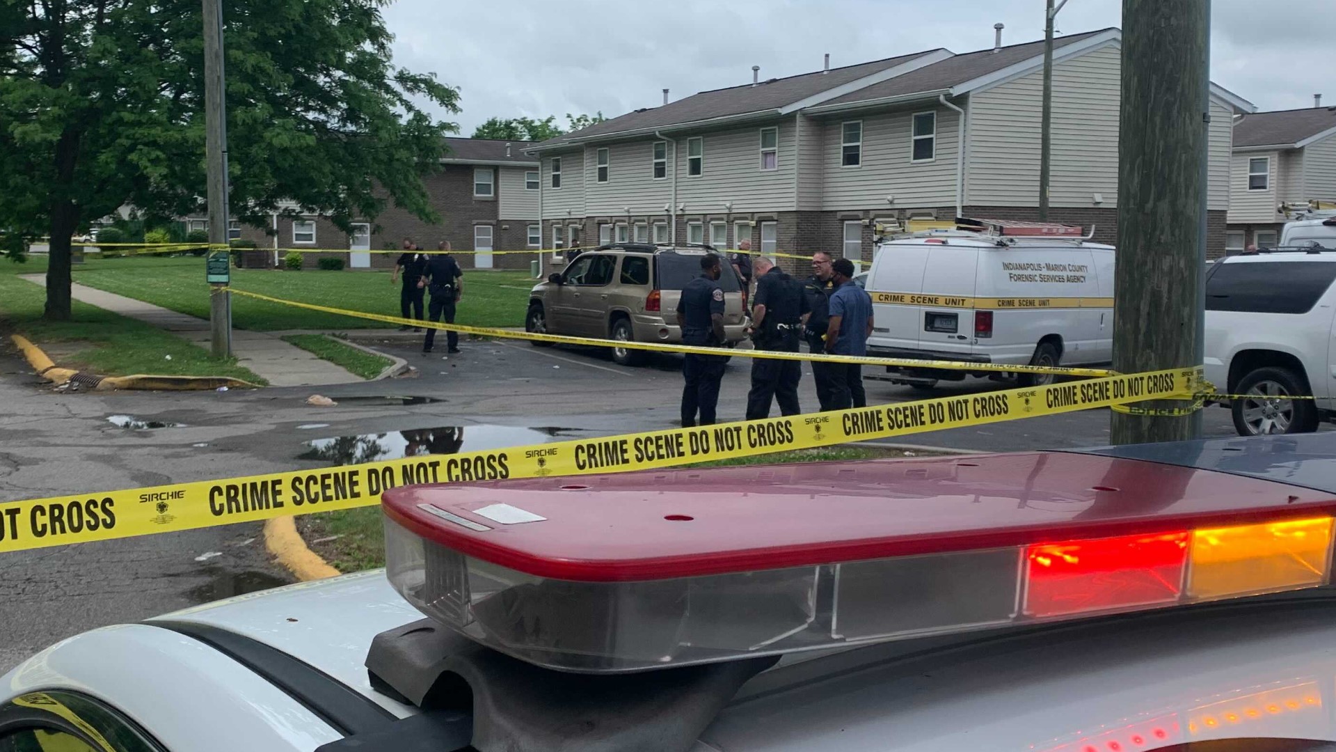 A man was shot and killed in the 2900 block of Priscilla Avenue, and officers found another man nearby at the vacant Arlington Middle School who had also been shot.