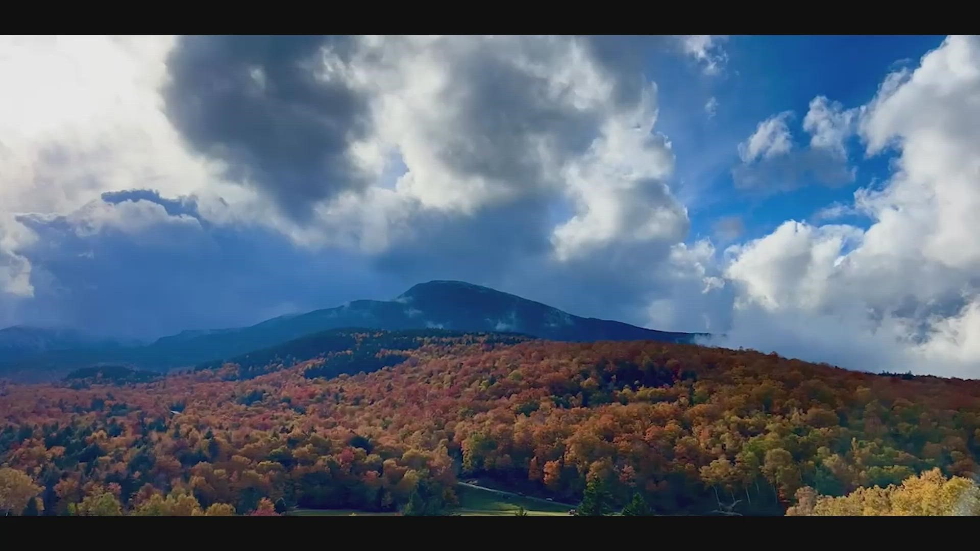 Here's a 34-second time-lapse of clouds over Mount Washington in New Hampshire.