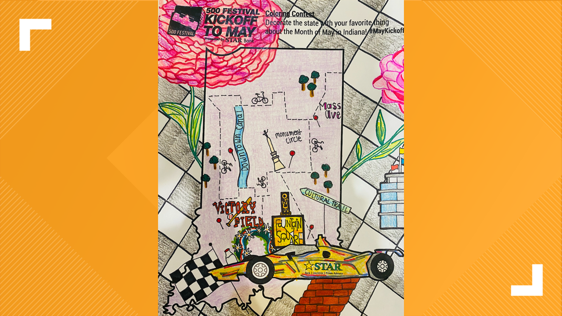 Two Hoosiers win 500 Festival Kickoff to May Coloring Contest - Vimarsana News