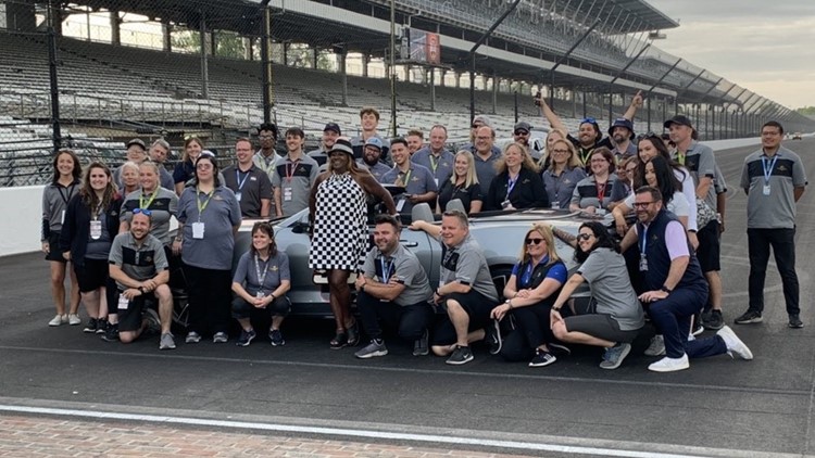 Indy 500 fan whose car was struck by errant tire invited to kiss the bricks
