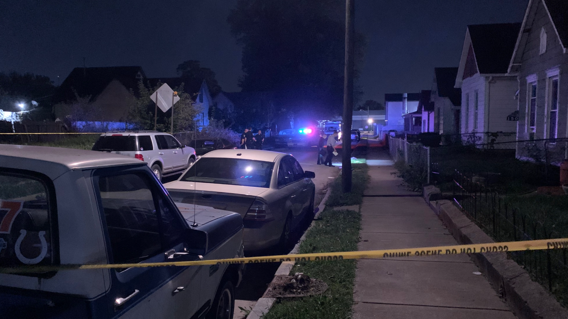 The shooting happened in the 200 block of McKim Avenue, near Southeastern Avenue and Shelby Street.