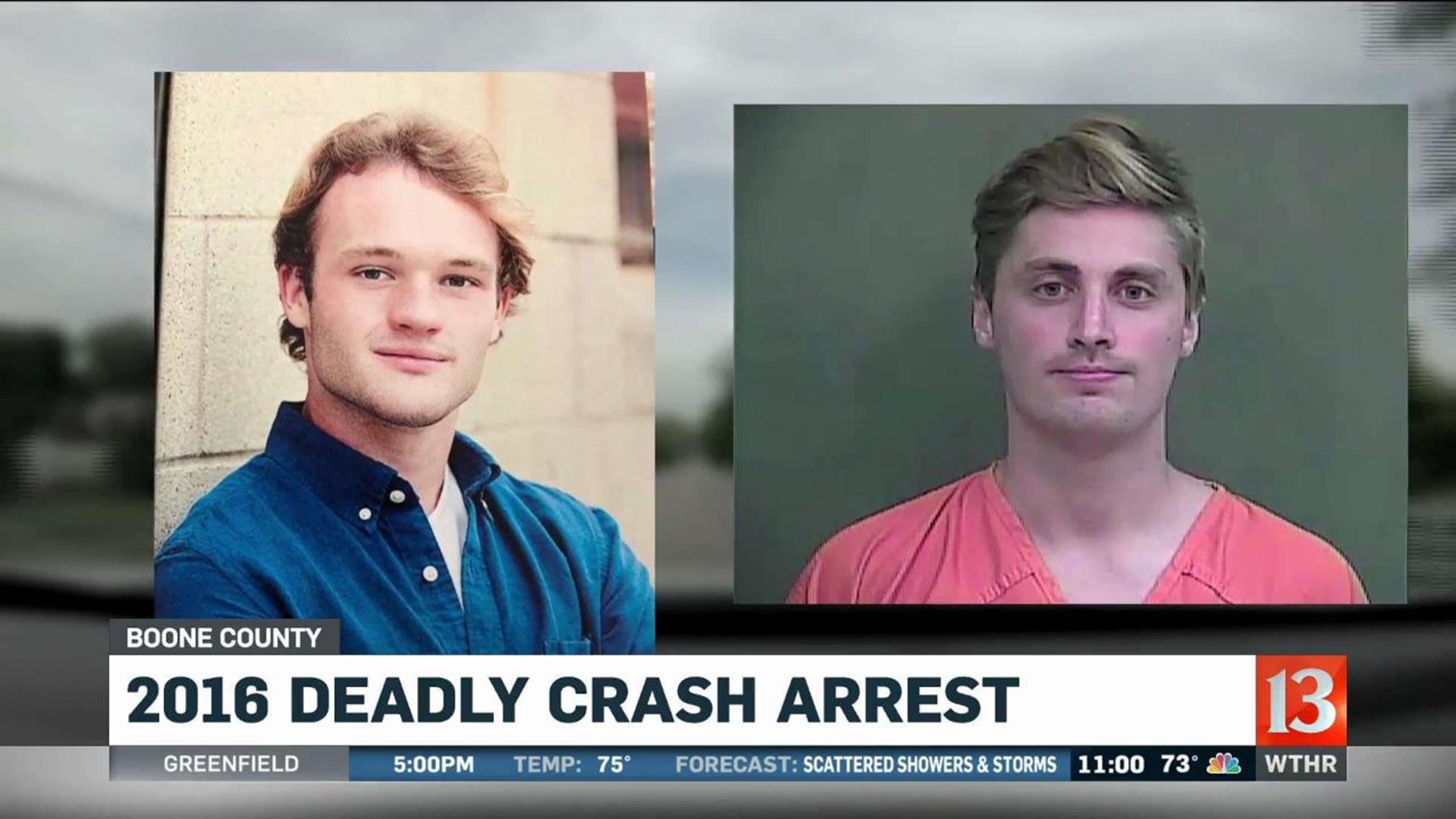 Zionsville man who had claimed friend was driving charged in 2016 fatal