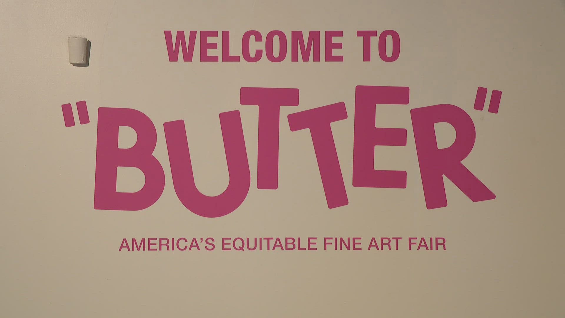 The fourth year the Butter Fine Art Fair has taken over the Stutz building in downtown Indianapolis, showcasing the work of black artists.