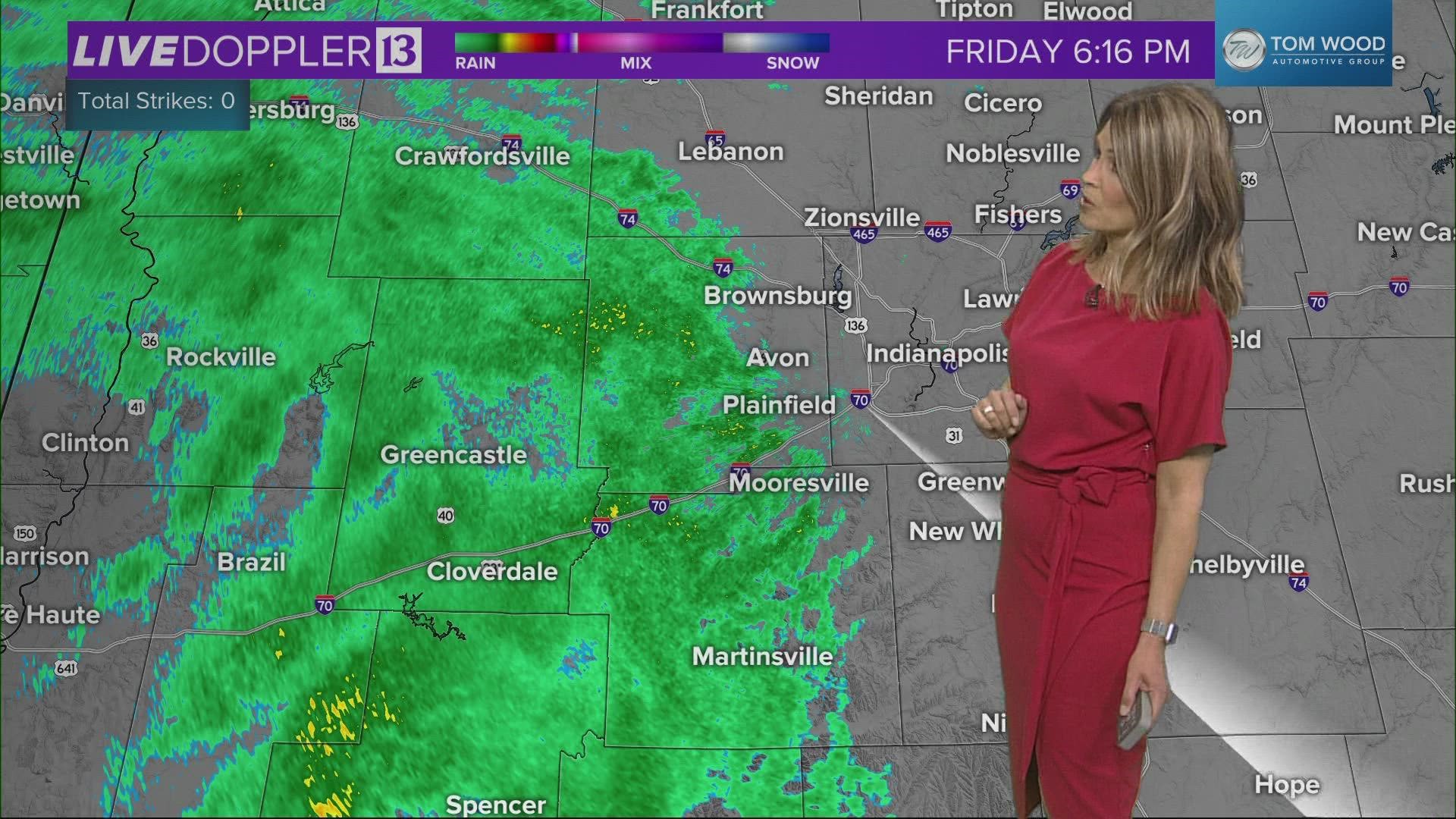 Angela has the latest forecast. Stay up to date with the latest weather alerts with the WTHR Weather app.