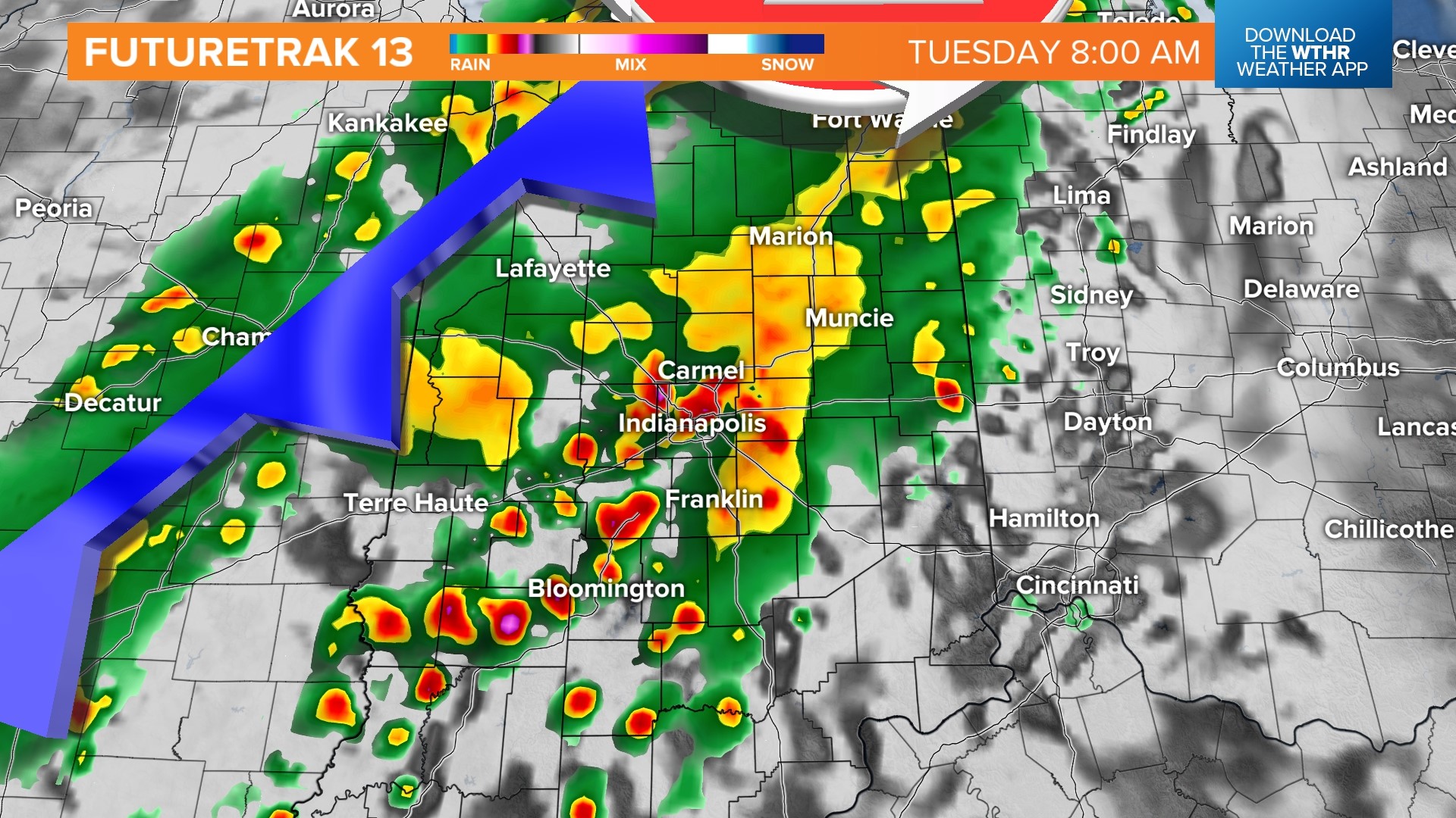 Storms arrive late Monday through Tuesday | wthr.com