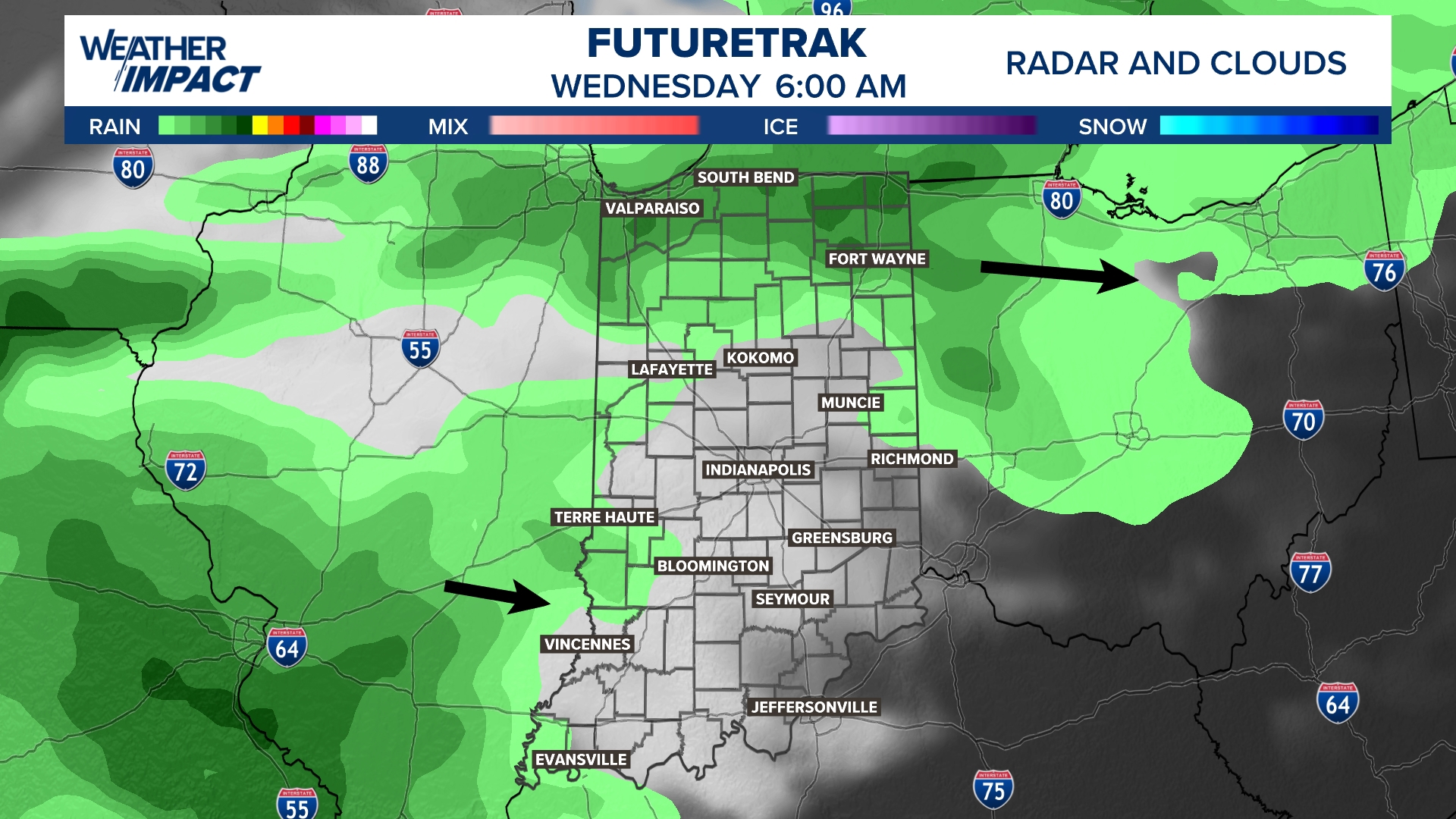 Timing rain chances this week between record heat and frost in Indiana ...