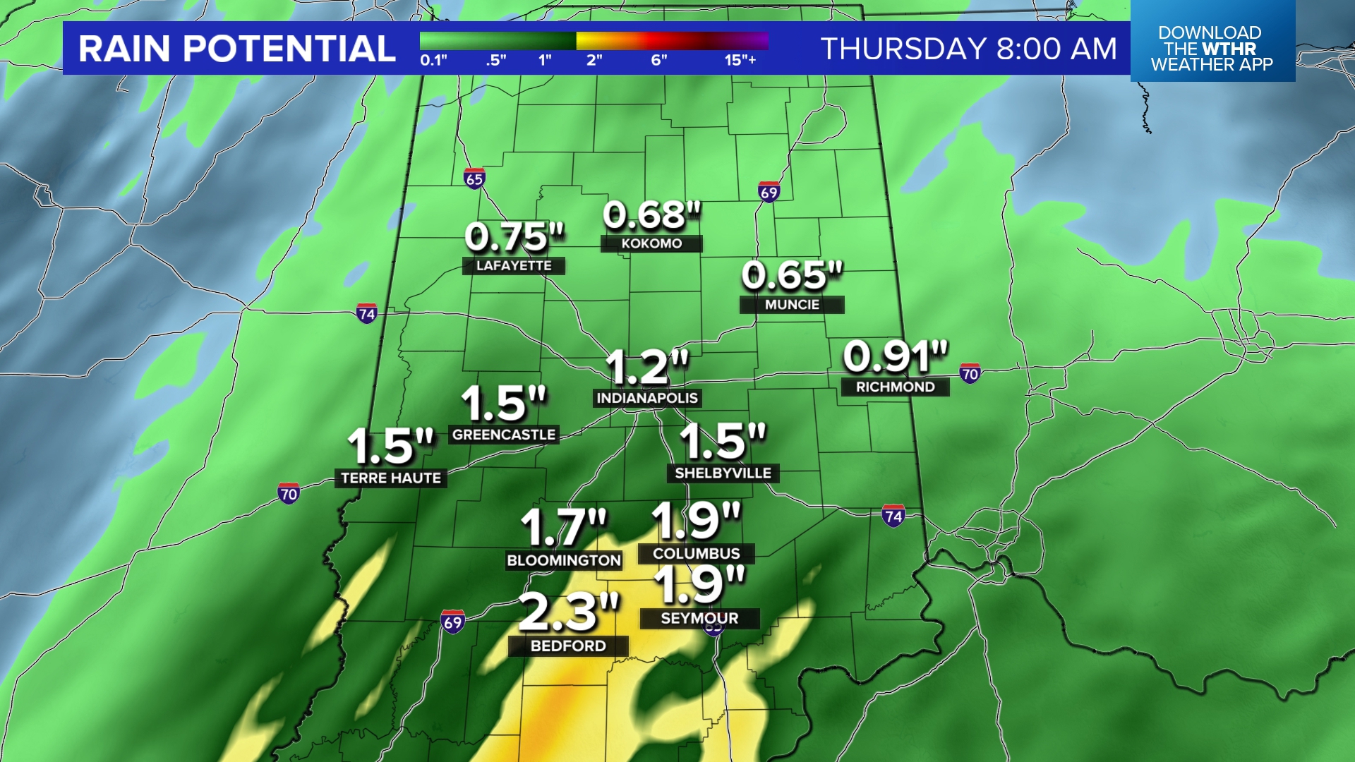 Heavy rain tonight | Live Doppler 13 Weather Blog | wthr.com