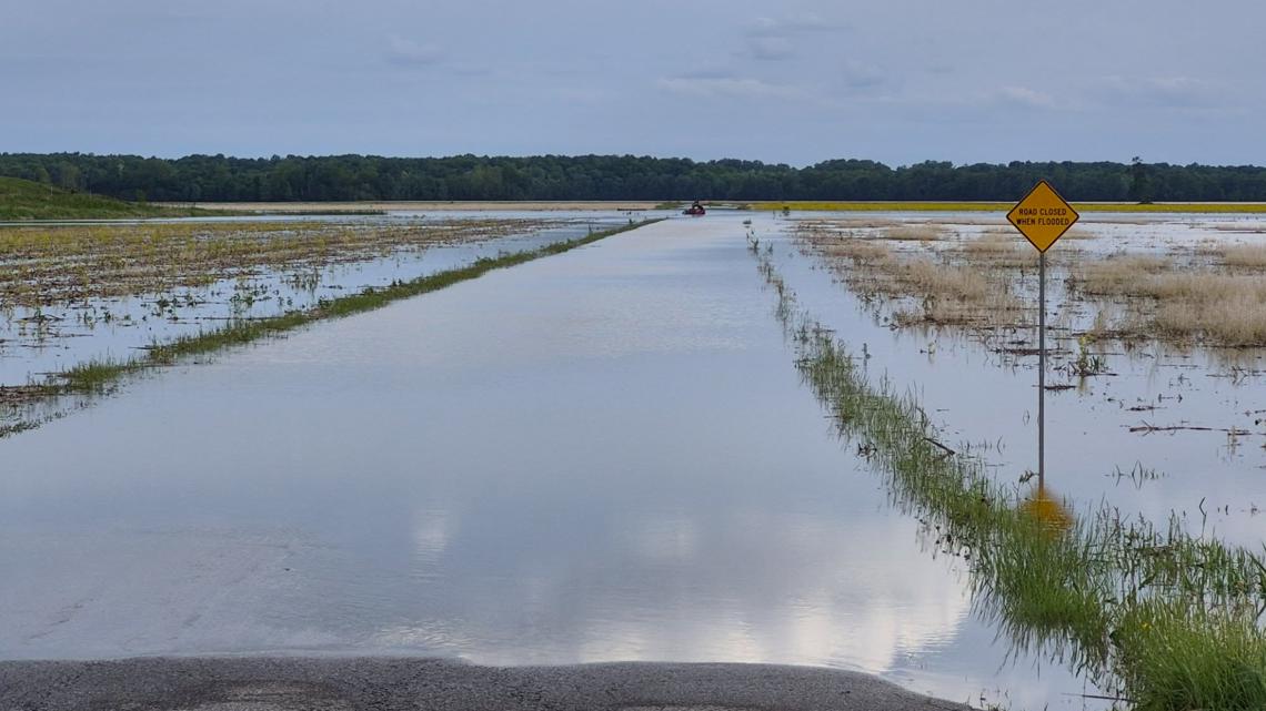 Jennings County deputies rescue driver trapped inside car in floodwaters