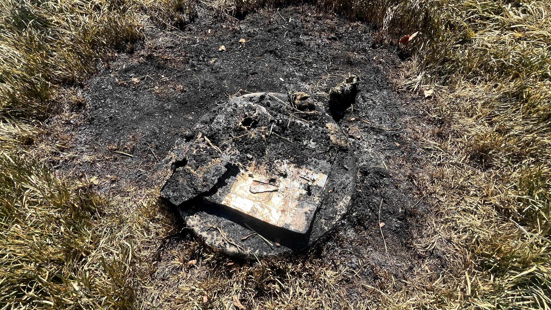Student-made statue of President Benjamin Harrison set on fire, IMPD ...