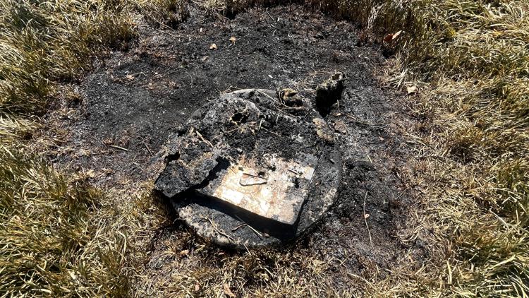 Student-made statue of President Benjmain Harrison set on fire, IMPD investigating