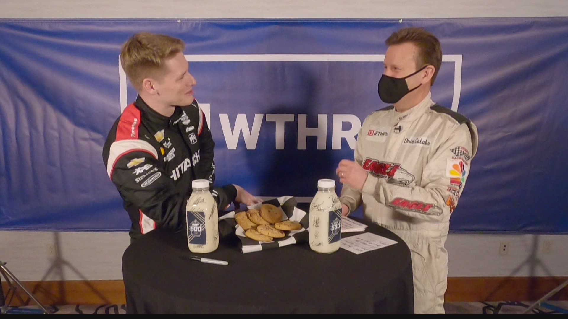 Dave Calabro talks with IndyCar drivers about the pro athlete they'd like to switch places with, their latest "binge food" and how they get ready before a race.