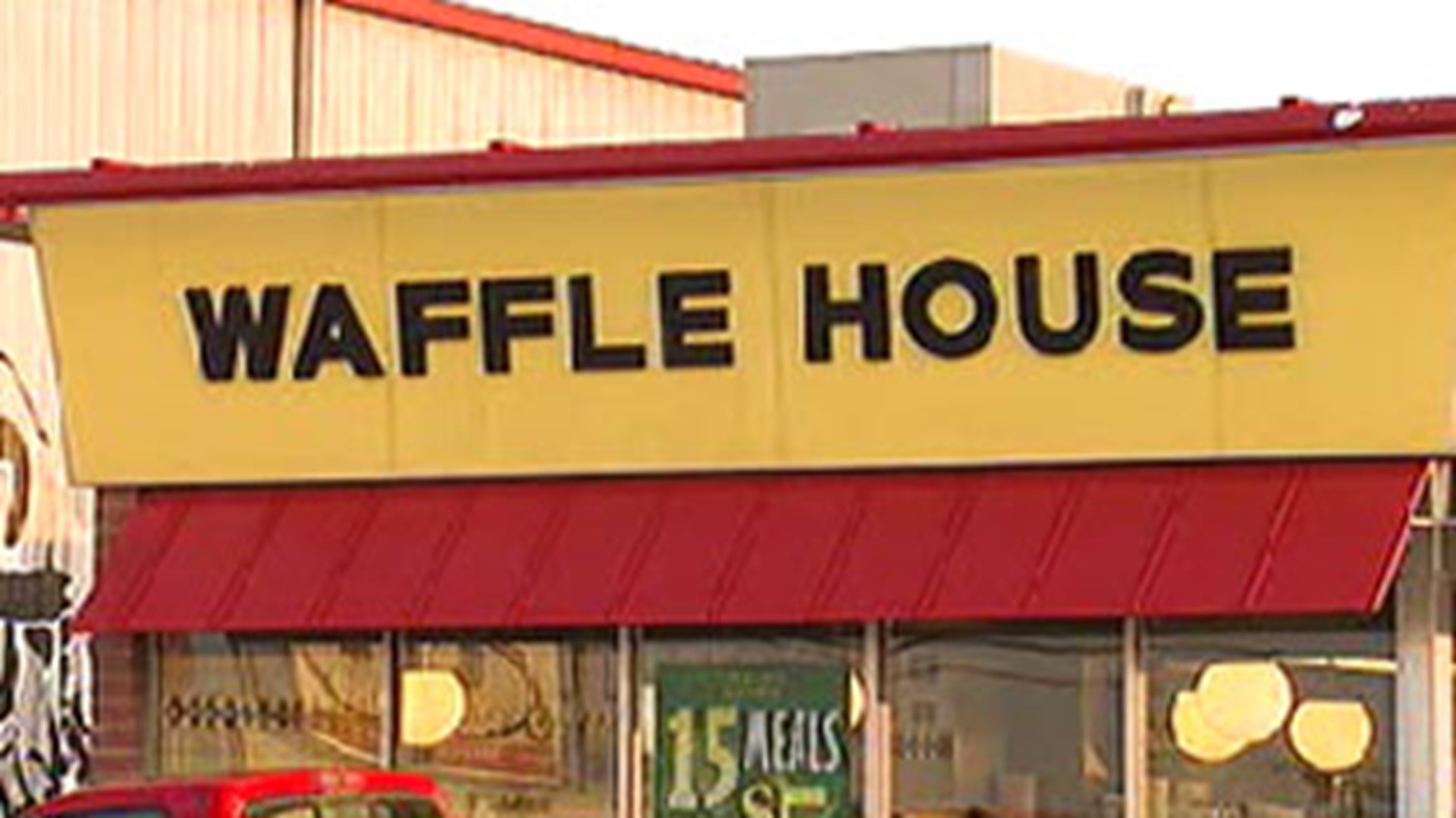 300lb. suspect steals Waffle House cash register