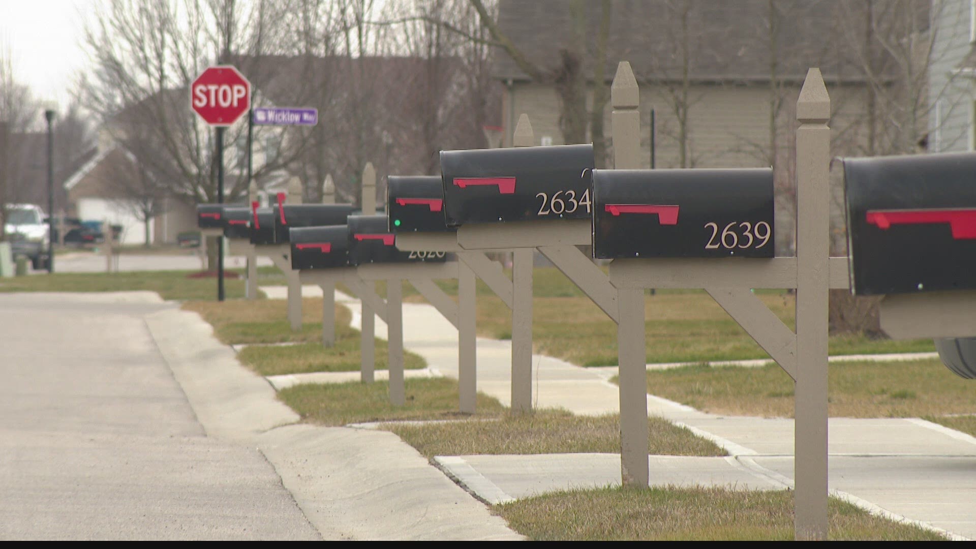The postal service says it's happening across the country.